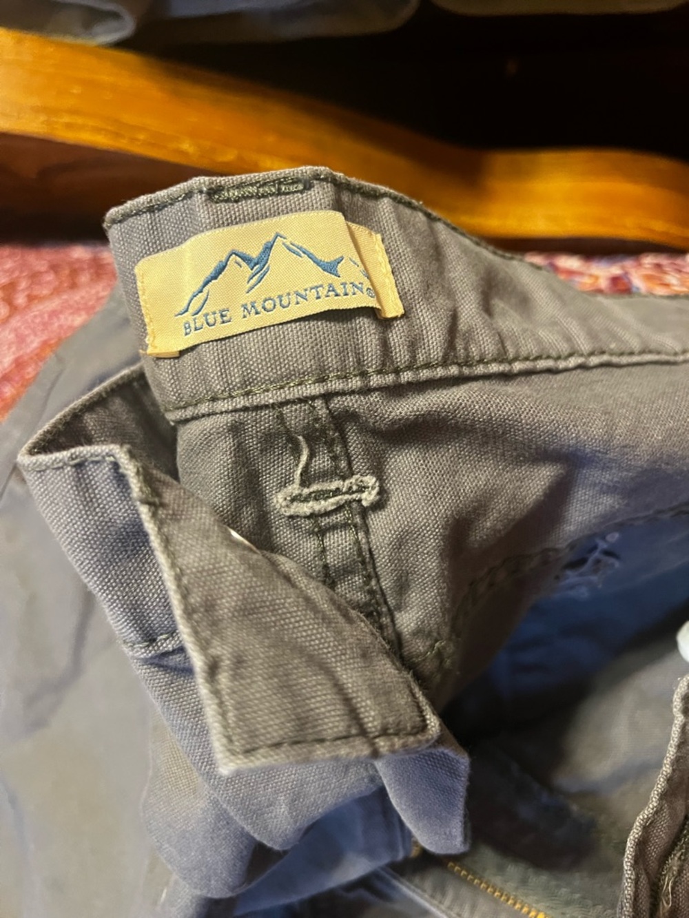 Blue Mountains Gray blue Cargo Pants - Blue Mountains Tag